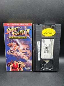Street Fighter 2 II: The Animated Movie VHS 1996 Rated Version Alice In Chains - Picture 1 of 2