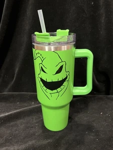 NEW The Nightmare Before Christmas Oogie Boogie GREEN HALLOWEEN TUMBLER - Picture 1 of 8
