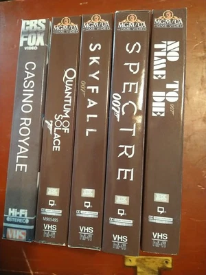 James Bond Vhs Lot - Image 1 of 4