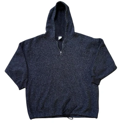 Suéter Hanna Andersson Mujer L/XL Gris Sudadera con Capucha 1/4 Cremallera Pullover De Colección Foto 1 de 4