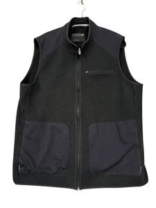 Fabletics Weste Herren 2XL schwarz Full Zip Performance Stehkragen Rippstrick Tech - Bild 1 von 22