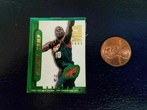Shawn Kemp Supersonics NBA 1997 Crown Pro STICKER USA RARE ODDBALL - Picture 1 of 2