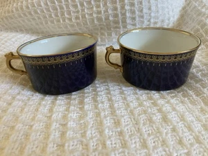 2 Tazze Collezione Romanov Cobalto/Oro - Foto 1 di 15