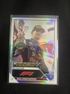 2023 Topps Chrome Formula 1 F1 Max Verstappen Refractor #165 - Foto 1 di 1