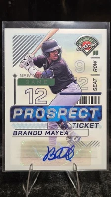 2024 Panini Prospect Edition - Brando Mayea #185 Auto - Image 1 of 2