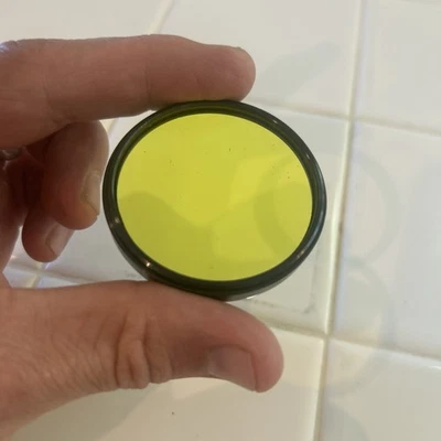 Genuine Hoya 55 0 Yellow Y K2 #K2 K-2 k 2 Glass Lens Filter Made in Japan - Image 1 of 4
