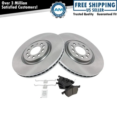 Brake Rotor Metallic Pad Front Kit for 02-03 VW Golf 00-06 Audi TT Quattro - Image 1 of 4