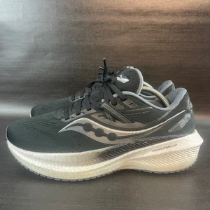 Scarpe comode da corsa Saucony Triumph 20 donna taglia 9,5 nero argento - Foto 1 di 9
