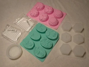 Soap Bar Silicone Mold Bar 4 Different Styles Soap Making Supply - Picture 1 of 13