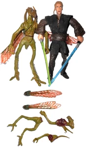 Star Wars DELUXE Geonosia ANAKIN Skywalker GEONOSIAN WARRIOR attack of the clone - Picture 1 of 6
