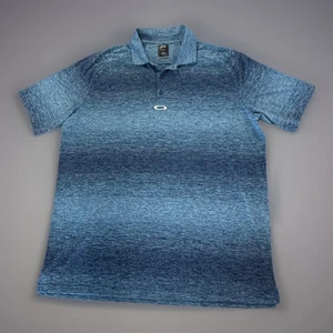 Oakley Men's Size XL Regular Fit Hydrolix Moisture Management Gradient Blue - Picture 1 of 5