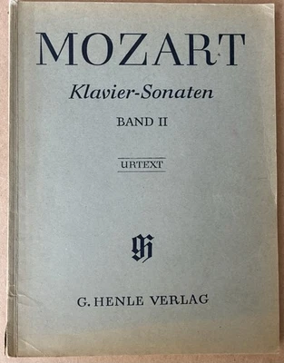 Mozart Klaviersonaten Band II Piano Sonatas Songbook Sheet Music Verlag - Image 1 of 4