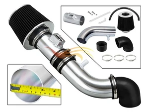 Kit de admisión de aire Ram corta + filtro NEGRO para 08-12 Malibu LS/LT/LTZ 2.4 DOHC Ecotec - Imagen 1 de 9
