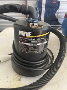 Bomba de agua eléctrica portátil Wayne Water Systems 1/4 HP utilidad de eliminación TSC130 - Imagen 1 de 3