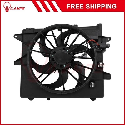 Conjunto de ventilador de refrigeración radiador de 2 puertas para Ford Mustang 2005 2006 2007-2014 Foto 1 de 4