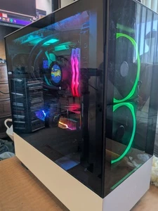 NZXT 510 Elite Custom Gaming PC AMD Ryzen 7 7700X Radeon RX 7900 XTX 32GB 2TB - Picture 1 of 13