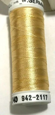 SULKY 40 RAYON EMBROIDERY THREAD ~ BOX OF 5 (250 YARD) SPOOLS ~ 942-2117 YELLOW - Image 1 of 3