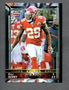 Eric Berry #71 KC Kansas City Chiefs 2015 cromado Topps - Imagen 1 de 1