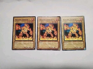Lot of 3x BLAZING INPACHI MONSTER 1ST EDITION IOC-061 MP 2x Unlimited NM - Picture 1 of 5