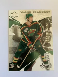 2003-04 Black Diamond #150 Brent Burns radiocontrol - Minnesota Wild - Imagen 1 de 2
