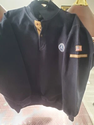 Mercedes Benz Cotton Sweatshirt Men's Top Medium Dark Blue - Image 1 of 4