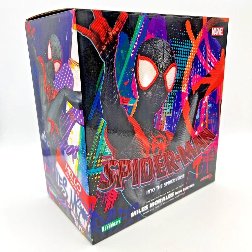 KOTOBUKIYA Spider-man Into The Spider-verse Mile Morales ARTFX Statue
