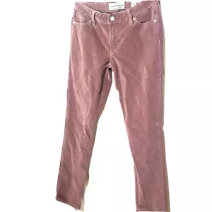 Pantalones de pana ajustados Lucky Brand Lolita para mujer talla 2 púrpura frente plano 28x26 - Imagen 1 de 8
