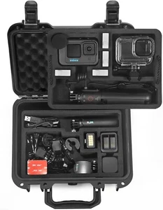 Hard Case for GoPro Hero 13 12 11 10 9 8 Camera Waterproof Travel Carrying Box - Picture 1 of 8