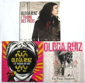 OLIVIA RUIZ - 3 CD SINGLES PROMO PORT COMPRIS - Picture 1 of 2