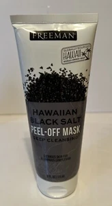 FREEMAN PEEL-OFF GEL MASK Hawaiian Black Salt Pore Cleansing 6 oz - Picture 1 of 3