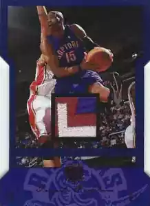Camiseta deportiva Vince Carter Skybox LE 2004-05 #1/1 OBRA MAESTRA RAPTORS - Imagen 1 de 2