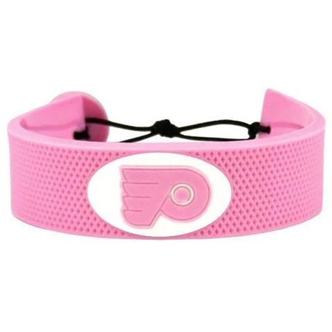 Philadelphia Flyers Pink Hockey Bracelet [NEW] NHL Puck Jewelry Necklace Wrist Cover