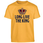 King Charles Coronation Monarch 2023 Chłopięcy T-shirt Dziewczęcy Dziecięcy Union Jack Tshirt