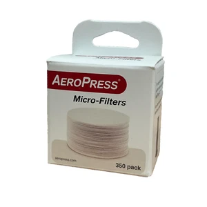 AeroPress Coffee Maker Micro-Filters Filter Paper - 350 Pack (Made In USA) - Picture 1 of 7