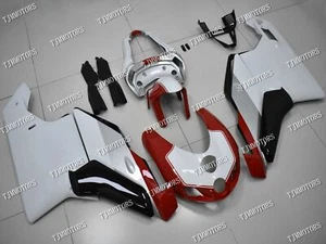For 05-06 Ducati 999/749 White Silver ABS Injection Mold Bodywork Fairing Kit - Picture 1 of 9