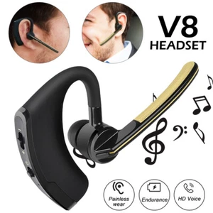 Wireless Bluetooth Handsfree Earphone Earbud Headset V8 Headphone - Picture 1 of 14