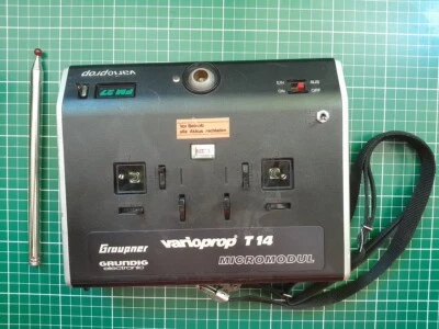 Radio RC GRAUPNER VARIOPROP T14 MICROMÓDULO 1978 de colección 27 MHz SIN PROBAR Foto 1 de 4