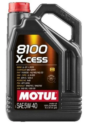 MOTUL 8100 X-CESS Aceite de motor 5W-40 Aceite para motor 5L 102870 - Imagen 1 de 4