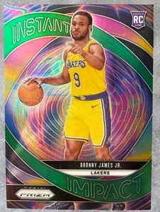 Bronny James Jr Instant Impact Green Prizm RC 2024-25 Prizm #7 Lakers NM - Bild 1 von 2