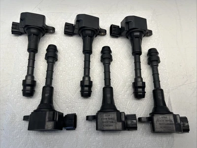 OEM 6PC IGNITION COILS 2004-2006 Nissan 350Z Infiniti G35 M35 FX35 22448-AL615 - Image 1 of 4