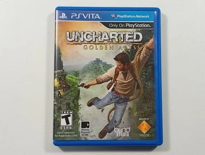 UNCHARTED GOLDEN ABYSS SONY PLAYSTATION VITA (PSVITA) USA OCCASION (JOUABLE EN F - Photo 1/3