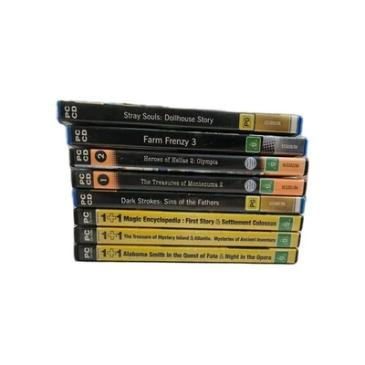 PC Game Bundle 8 x Alawar PC Games Hidden Object, Jewel and Farm Frenzy Games - Image 1 of 4