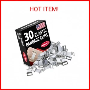 Elastic Bandage Clips - 30 Pack - Bandage Wrap Clips - Picture 1 of 1