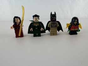 LEGO DC SuperHeroes Minifigure Lot (4) Batman & Robin Ra&rsquo;s & Talia Al Ghul 76056