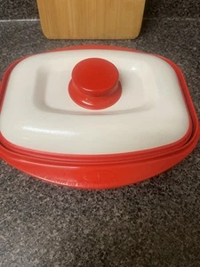 Range Mate Rectangular Nonstick Microwave Grill Pan RangeMate Korea Red - Picture 1 of 5