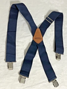 McGuire Nicholas bretelle resistenti 2" abbigliamento da lavoro elastico elasticizzato blu USA - Foto 1 di 9