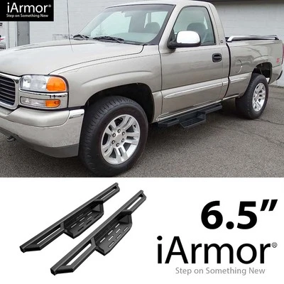 iArmor 6.5" Pocket Steps Steel Armor for 99-07 Silverado Sierra Regular Cab - Image 1 of 4