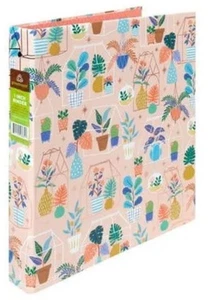 (2 Pack) Greenroom 1" Three-Ring Binders Greenhouse Plants New Pocket - Picture 1 of 2