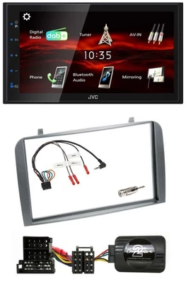 JVC USB Bluetooth Lenkrad DAB 2DIN Autoradio für Alfa Romeo GT 147 2000-2008 ant - Bild 1 von 4
