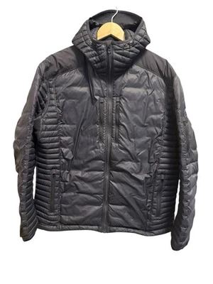 Kuhl Jacket Spyfire Goose Down Puffer Hoody Midnight Blue Coat Men's Size 2XL - Image 1 of 4